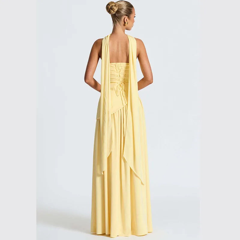 Elegant Satin Feather Strapless Dress Sexy Backless Off Shoulder Slim Fit Long Vestidos For Female 2025 Summer Party Street Gown